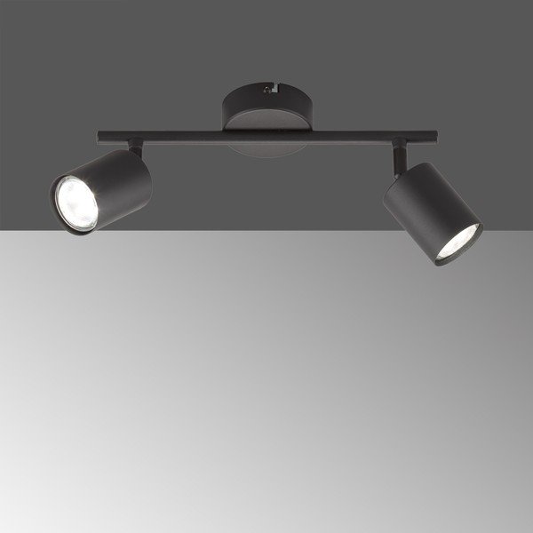 Černé kovové LED bodové svítidlo 8x30 cm Vano – Fischer & Honsel-image-1