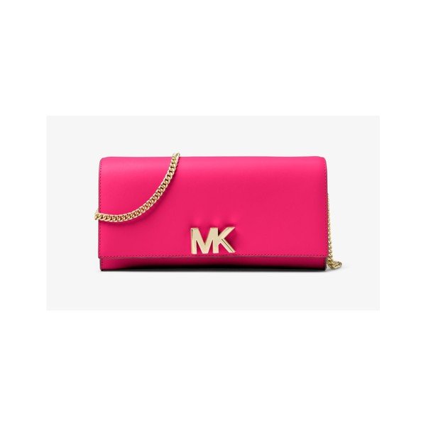 Fuchsiové kožené psaníčko Michael Kors Mott-image-1