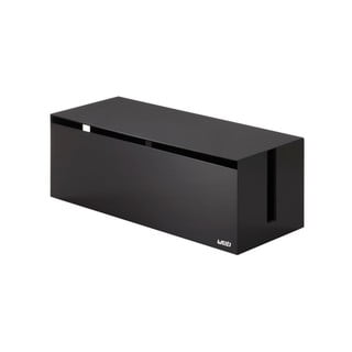 Černo-hnědý box na nabíječky YAMAZAKI Web Cable Box