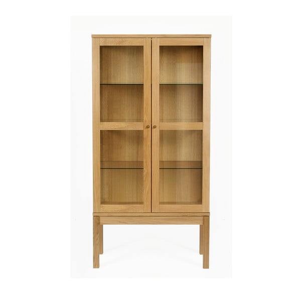 Vitrína v dekoru dubového dřeva Woodman AbbeyWood