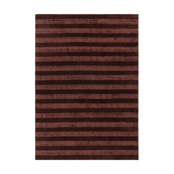 Vínový ručně tkaný koberec z recyklovaných vláken 160x230 cm Connor – MADE
