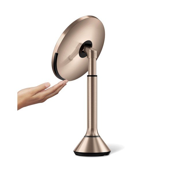 Kosmetické zvětšovací zrcadlo s osvětlením (5x) ø 20 cm Sensor – simplehuman-image-3