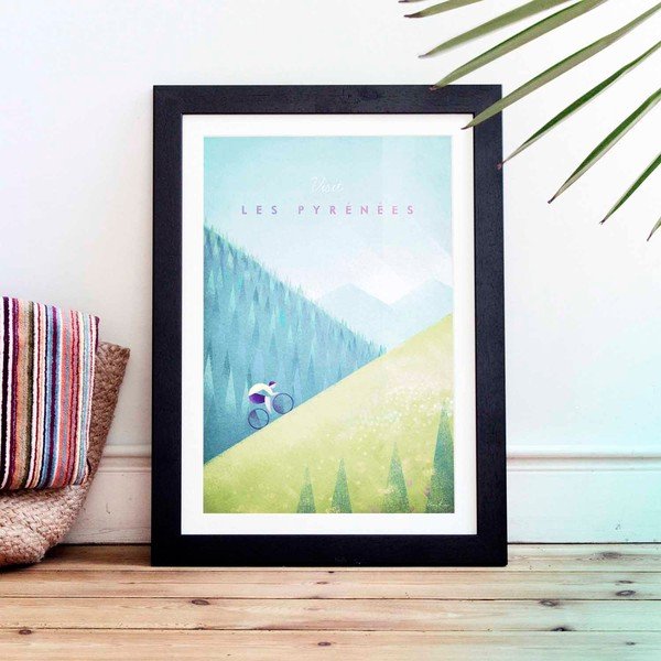 Plakát Travelposter Les Pyrenees, A2-image-1