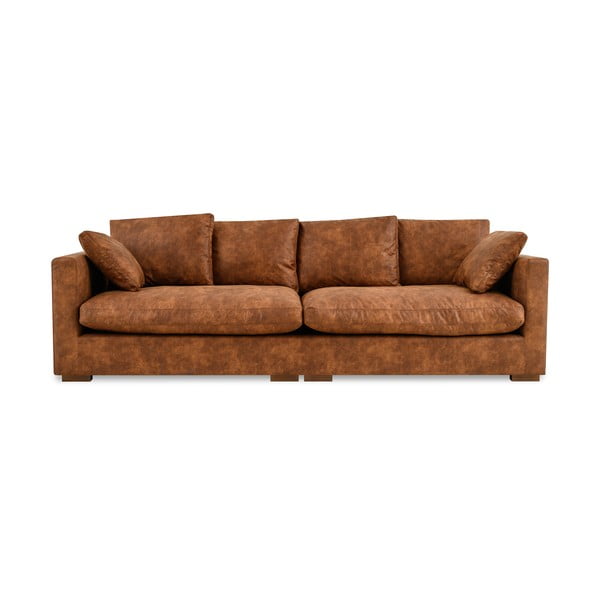 Koňakově hnědá pohovka 266 cm Comfy – Scandic