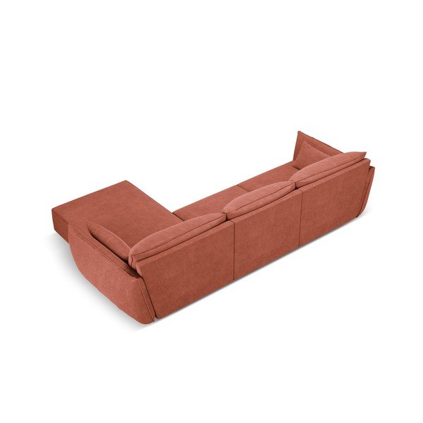Červená rohová pohovka (pravý roh) Vanda – Mazzini Sofas-image-3