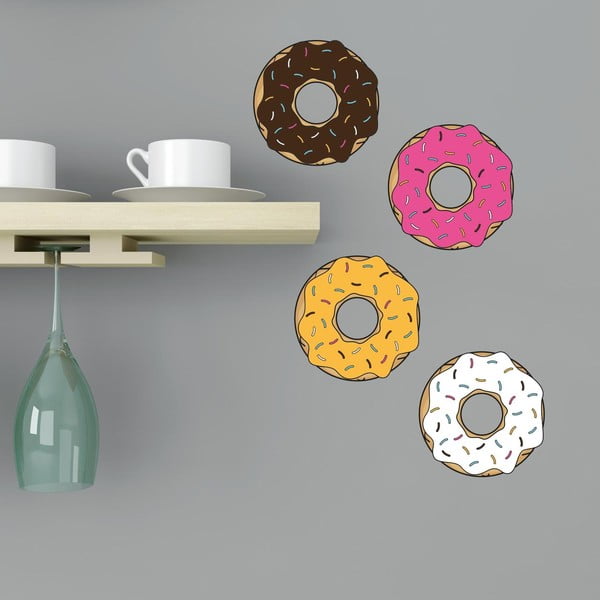Samolepka na stěnu Donuts