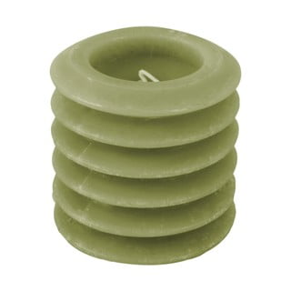 Světle zelená svíčka PT LIVING Layered, výška 7,5 cm