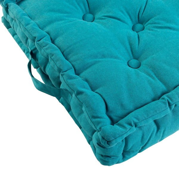 Tyrkysový polštář na sezení Panama – douceur d'intérieur-image-2