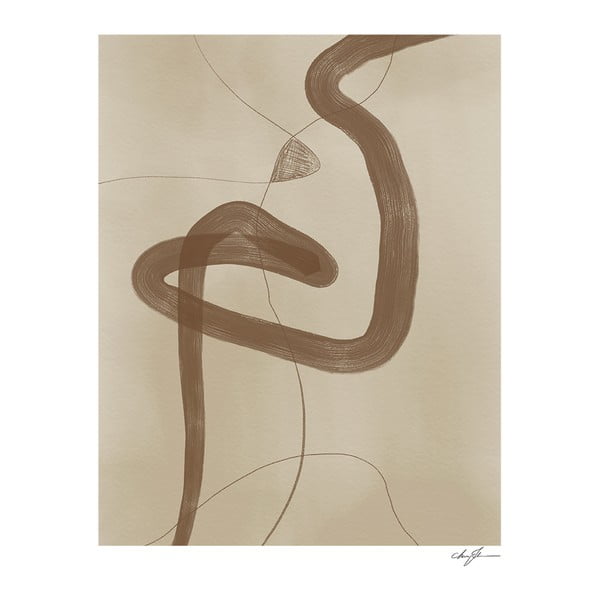 Plakát 70x100 cm Two ways – Anna Johansson – The Poster Club