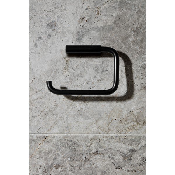 Černý nástěnný držák toaletního papíru Blomus Modo-image-1