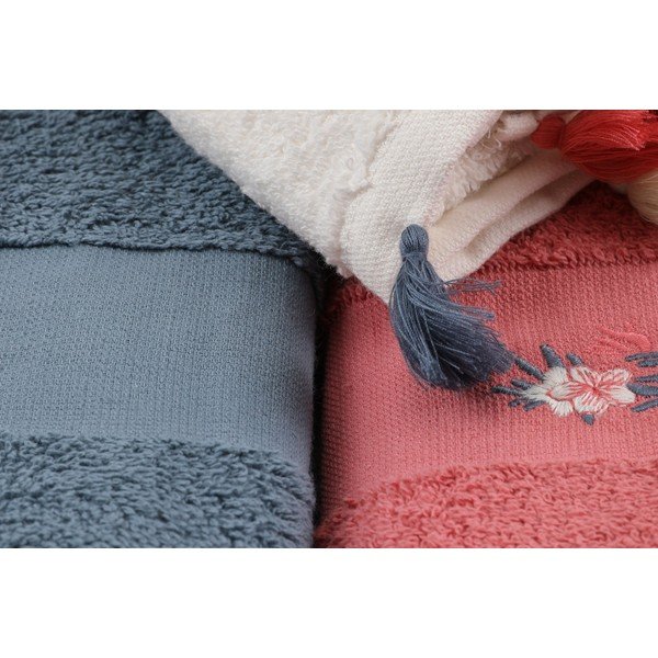 Froté bavlněné ručníky v sadě 3 ks 50x90 cm Asorti – Foutastic-image-1