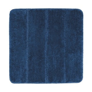 Tmavě modrá koupelnová předložka Wenko Steps, 55 x 65 cm