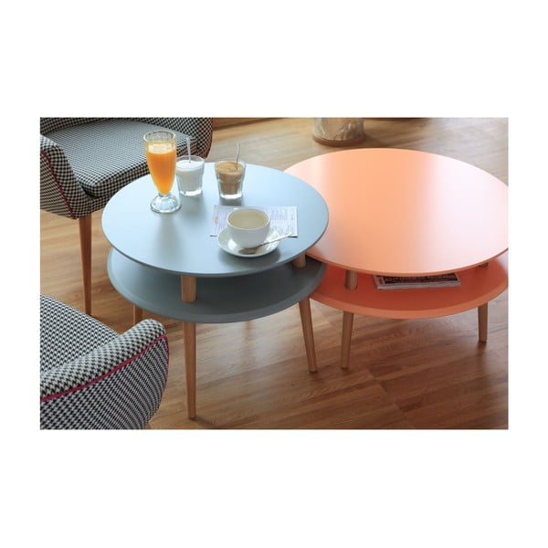 Žlutý konferenční stolek Ragaba UFO, ⌀ 70 cm-image-4