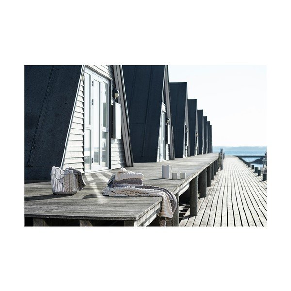 Světle šedá bavlněná osuška 70x140 cm Inu – Zone-image-3