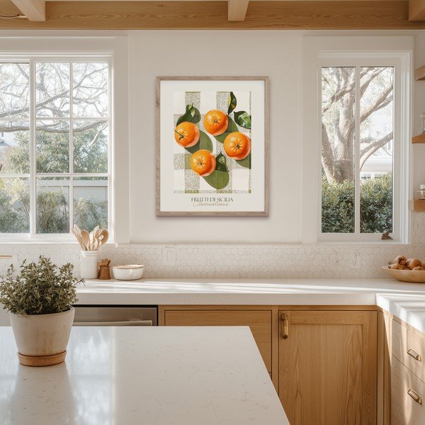 Tištěný obraz s rámem 40x50 cm Mandarines  – Styler-image-3