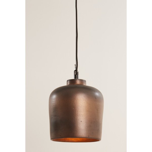 Závěsné svítidlo v bronzové barvě s keramickým stínidlem ø 22,5 cm Dena – Light & Living-image-1
