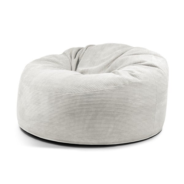 Krémový manšestrový sedací vak Om 135 – SLOWDOWN