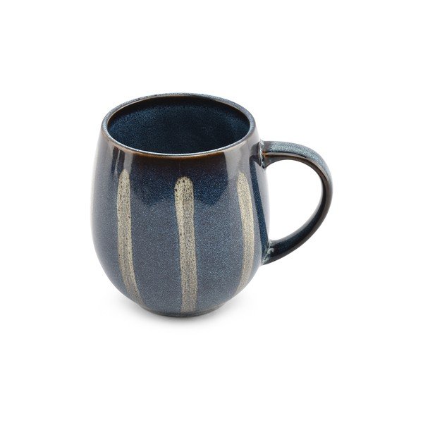 Modrý kameninový hrnek 430 ml Muggies – Salt&Pepper-image-2