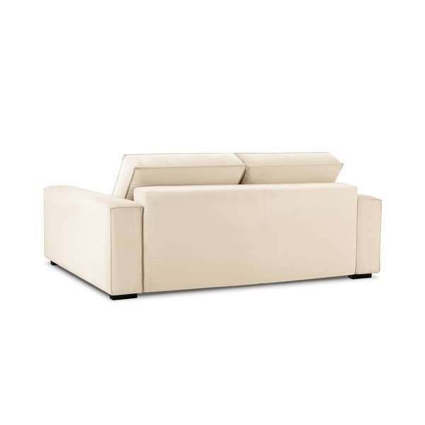 Béžová manšestrová rozkládací pohovka Mazzini Sofas Azalea-image-4