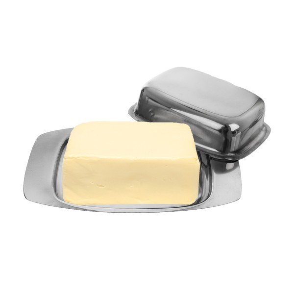 Máslenka z nerezové oceli ve stříbrné barvě – Orion-image-1