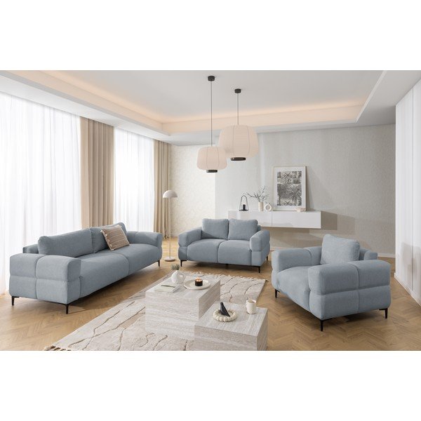 Šedomodrá pohovka 217 cm Helio – Ropez-image-2