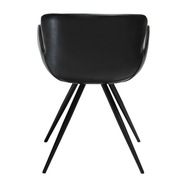 Černé čalouněné jídelní křeslo s područkami Gaia – DAN-FORM Denmark-image-4