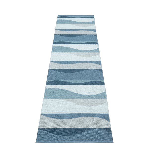 Modrý vnitřní a venkovní běhoun 70x300 cm Urvi Water – Pappelina-image-2