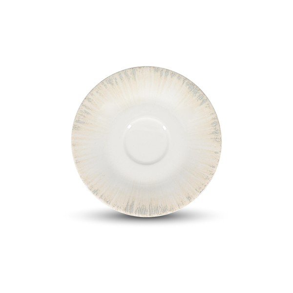 Světle šedý porcelánový podšálek ø 14 cm Nuance – BonBistro