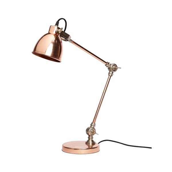 Měděná stolní lampa Jasmine