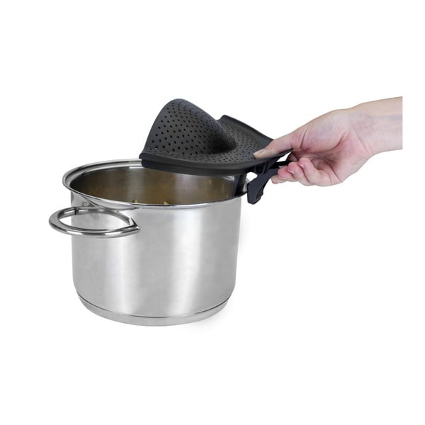 Cedník na těstoviny na hrnec Metaltex Clip On, 28 x 13 cm-image-2