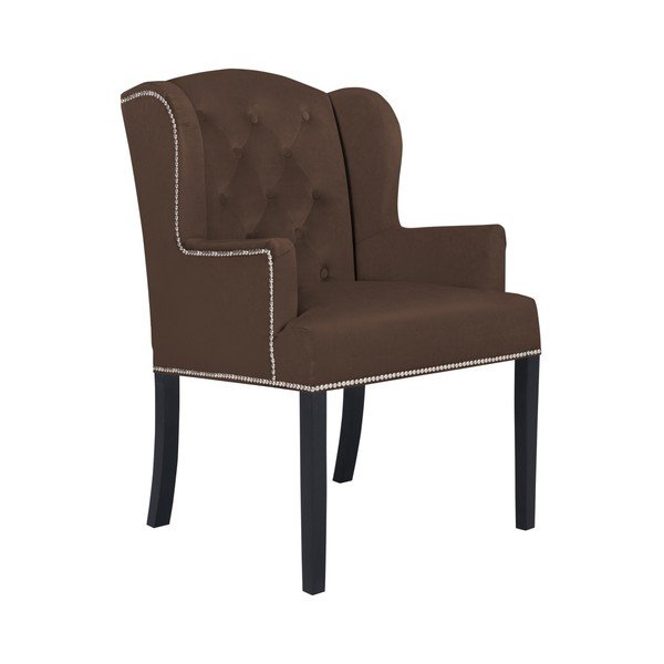 Hnědé křeslo Mazzini Sofas Apollo