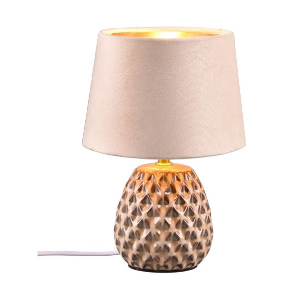 Béžová stolní lampa (výška 27 cm) Ariana – Reality-image-2