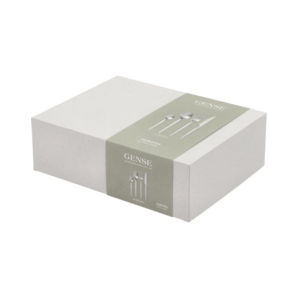 Nerezový příbor ve stříbrné barvě 16 ks Dorotea – Gense-image-4