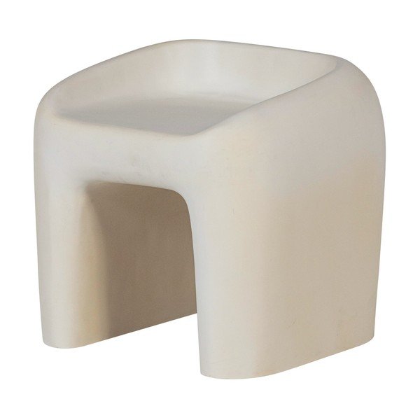 Slonovinová plastová zahradní židle Nivo – WOOOD