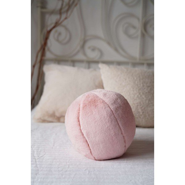 Dekorační polštář z mikroplyše ø 25 cm Top – Mioli Decor-image-1