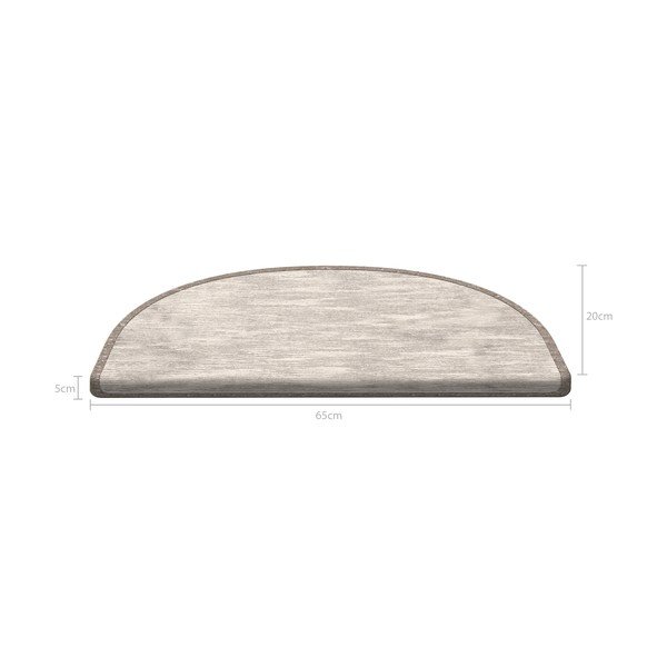 Béžové nášlapy na schody v sadě 16 ks 65x20 cm Desert Sand - Vitaus-image-4