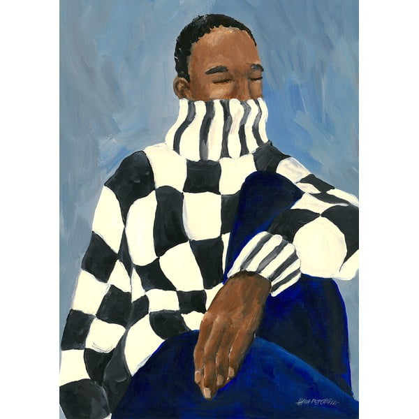 Plakát 50x70 cm Check – Hanna Peterson – The Poster Club