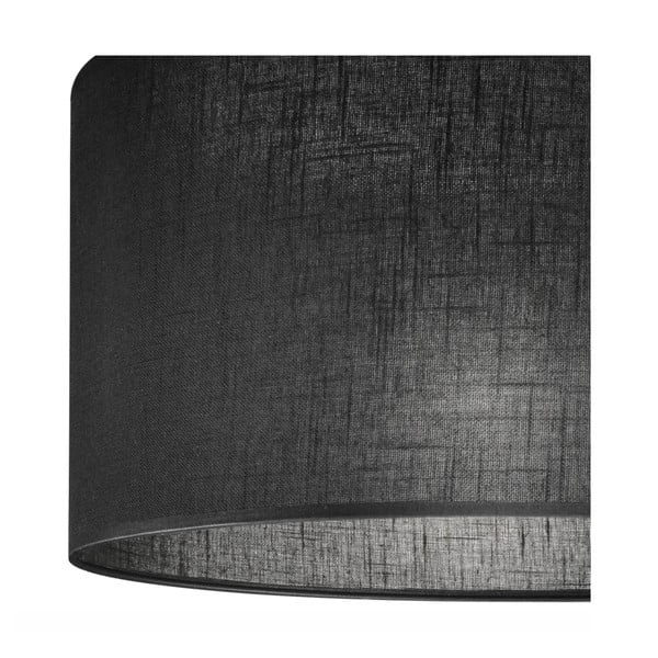 Černé závěsné svítidlo s textilním stínidlem ø 35 cm Vivian – LAMKUR-image-4