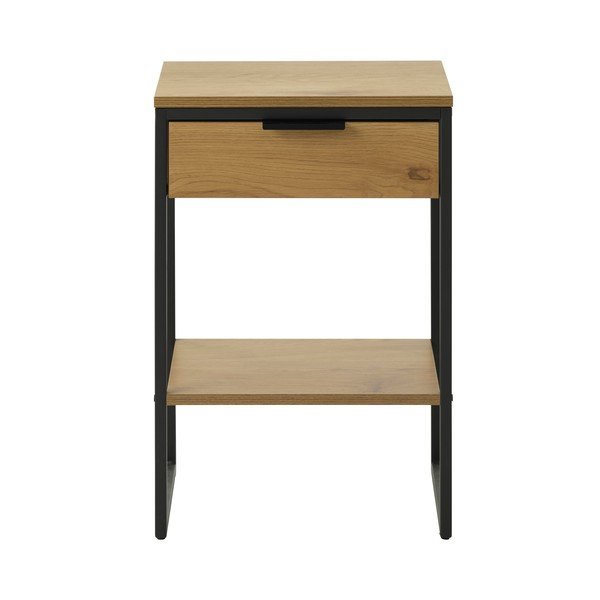 Odkládací stolek v dekoru dubu 30x40 cm Cesura – Unique Furniture