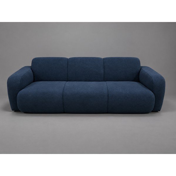 Tmavě modrá pohovka z textilie bouclé 235 cm Molino - II. jakost – Micadoni -image-1