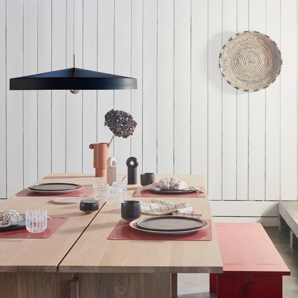 Černé kovové závěsné svítidlo ø 65 cm Hatto – OYOY Living Design-image-1