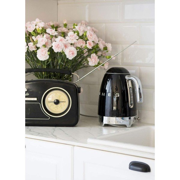 Černá rychlovarná konvice z nerezové oceli 1,7 l Retro Style – SMEG-image-1