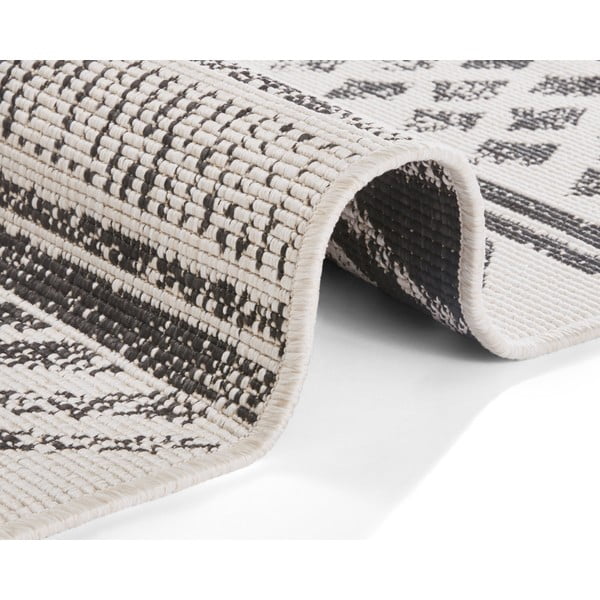 Černo-krémový venkovní koberec NORTHRUGS Biri, 120 x 170 cm-image-2