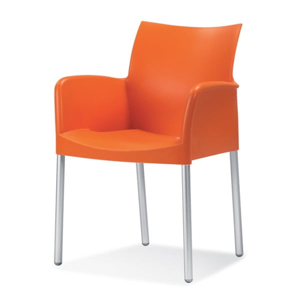 Oranžová židle Pedrali Ice 850