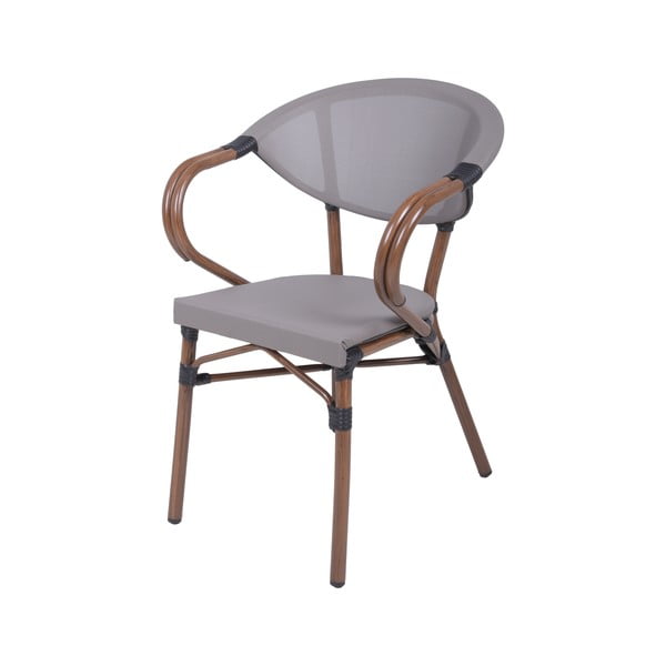 Béžová kovová zahradní židle Toskana – Garden Pleasure-image-1