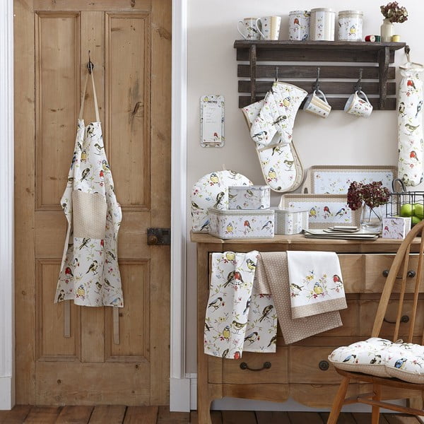 Bavlněná zástěra Cooksmart ® Dawn Chorus Mannequin-image-1