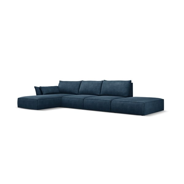 Tmavě modrá rohová pohovka (levý roh) Vanda – Mazzini Sofas-image-2