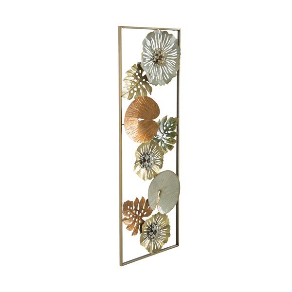 Kovová nástěnná dekorace 31,5x90 cm Leaf – Mauro Ferretti-image-3