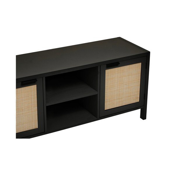 Černý TV stolek 120x52x38 cm Sherman – Premier Housewares-image-4