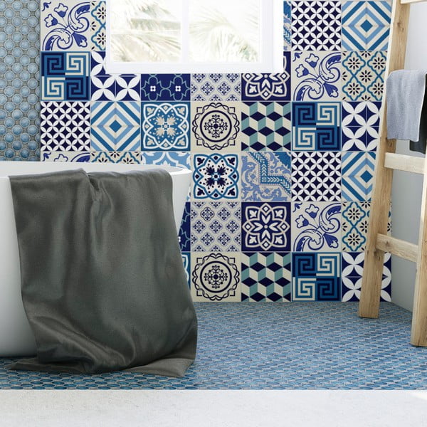 Sada 15 dekorativních samolepek na stěnu Ambiance Seaside, 20 x 20 cm-image-3